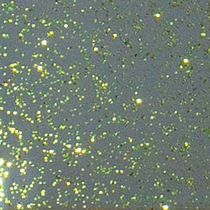 Gold (glitter) finish sample