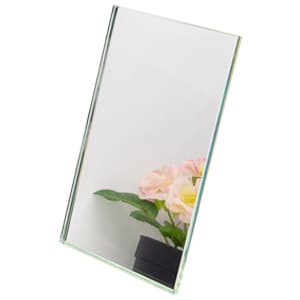 Silver mirror toughened finish sample