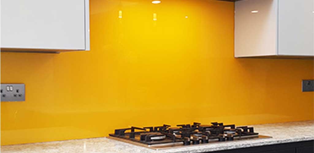 Plain Coloured glass finish sample