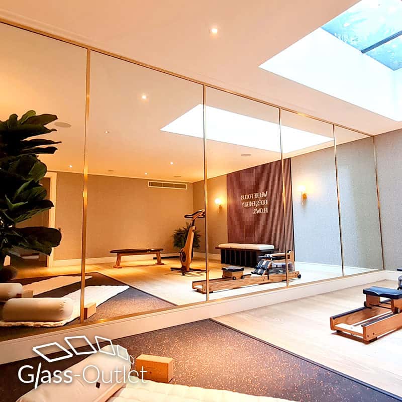 LuxoBar Gym Mirror Installation